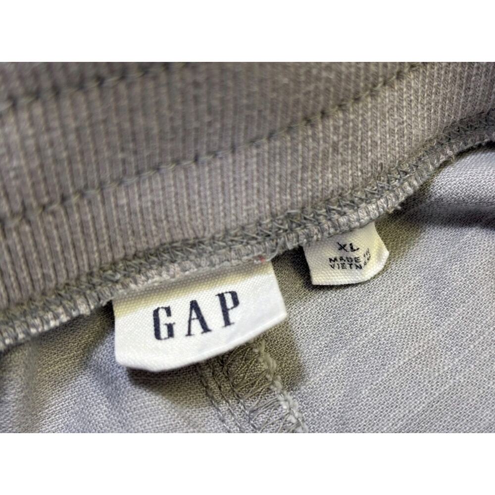 Gap Rib Pull On Shorts Womens Size XL Gray Garment Dye Drawstring - Picture 3 of 9